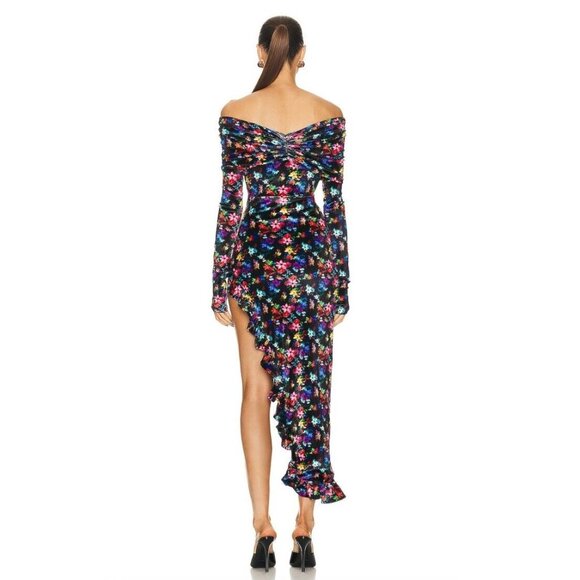 SIEDRES Linni Dress Multi Floral Off Shoulder - Picture 5 of 5